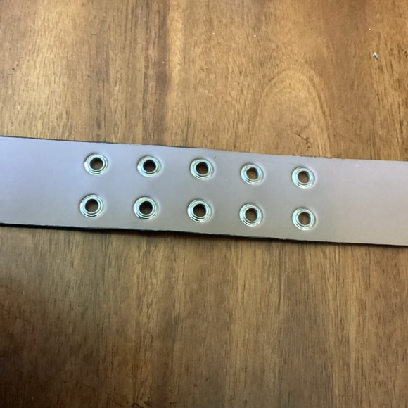 Faux Leather 1-3/4” Doodle Print Belt, Medium Skull Angel Wings Stars Pop Art - Picture 6 of 8